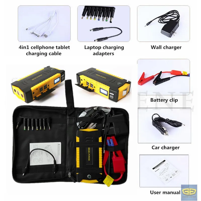 

Super Car Jump Starter 12V 600A Pack Portable Starter Power Bank Charger for Car Battery Booster Buster Starting Device Diesel