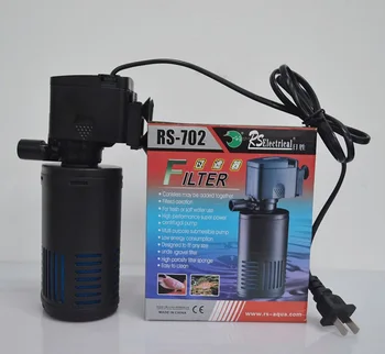 

RS-702 aquarium internal filter turtle fish tank low water filter integrated rain oxygen pump water pump 220V - 240V 18W 1500L/H