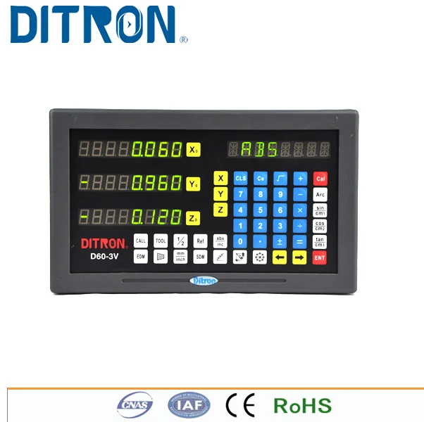 Ditron с высокой точностью цифровой индикации для всех 3 оси машины