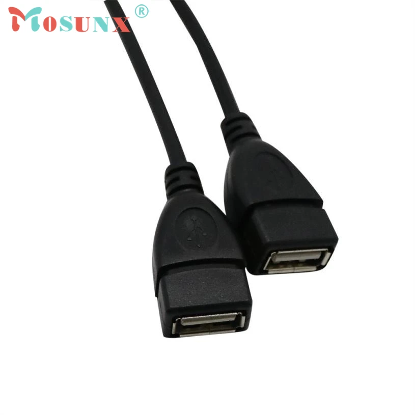 

Cable High Quality New USB 2.0 A Male To 2 Dual Female Jack Y Splitter Hub Power Cord Adapter 30cm Cable Cabo 17July4