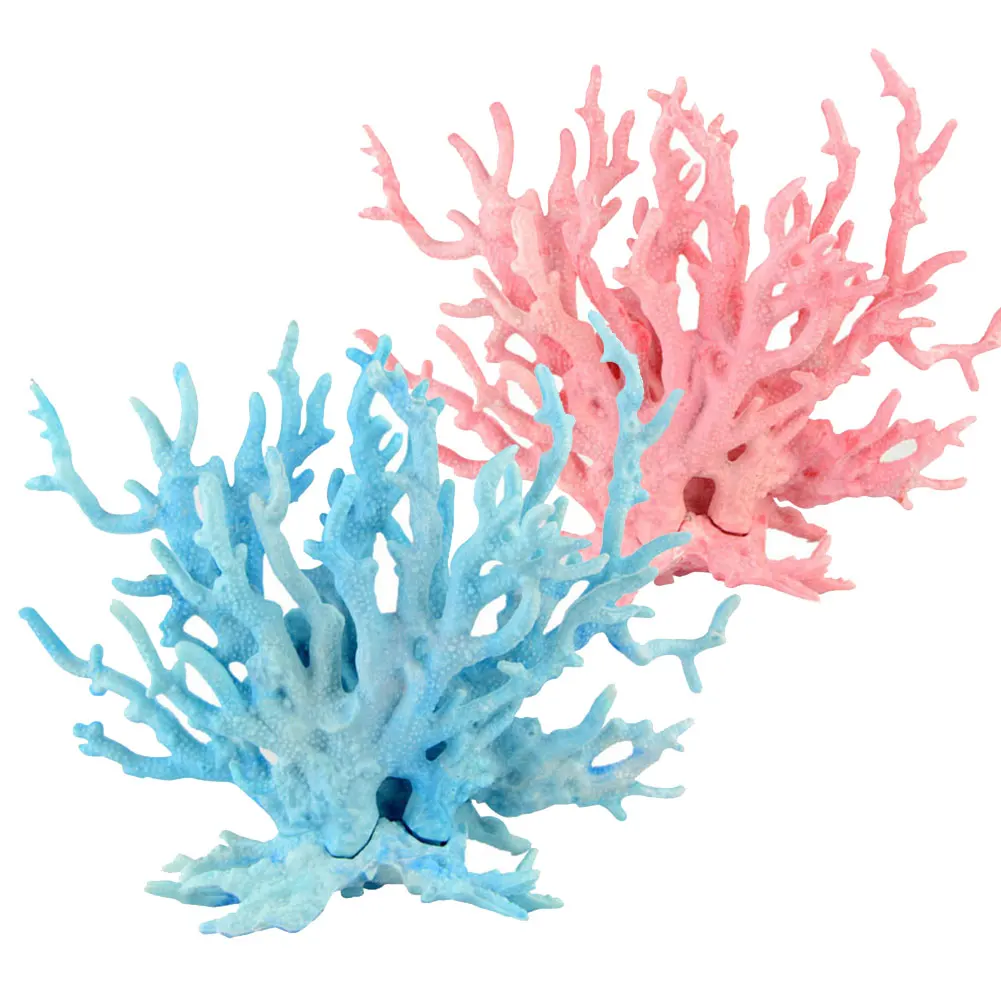 Fish Tank Faux Artificial Aquarium Reef Coral Decor Ornaments Tb