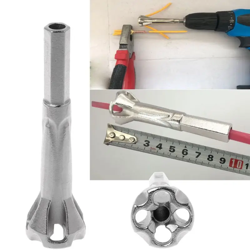 

Steel Manual Wire Twisting Tool Cable Connector Wires Stripper Twister For Power Drill Drivers