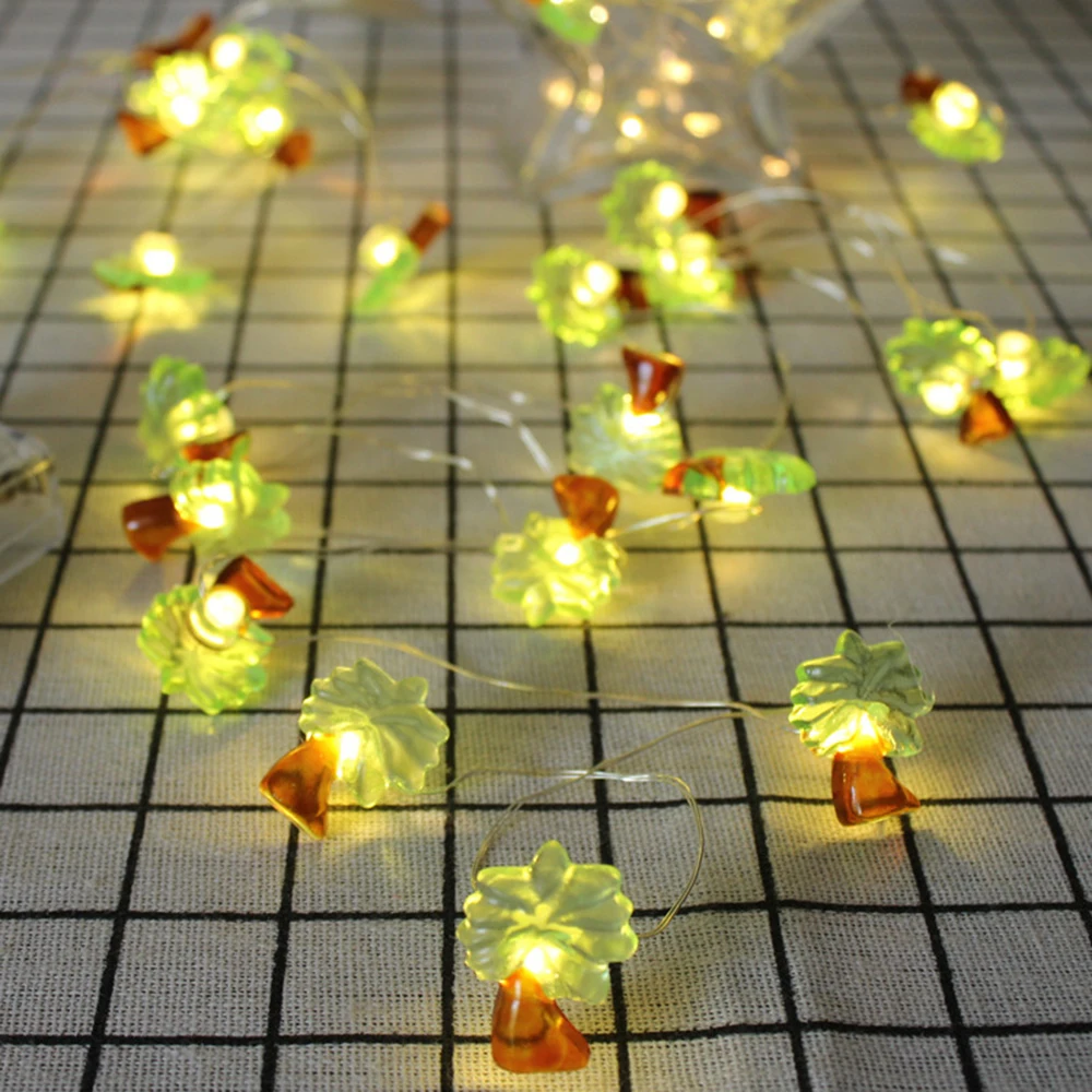 Новинка 2 м 20 LED Медный Серебряный провод светодиодные гирлянды