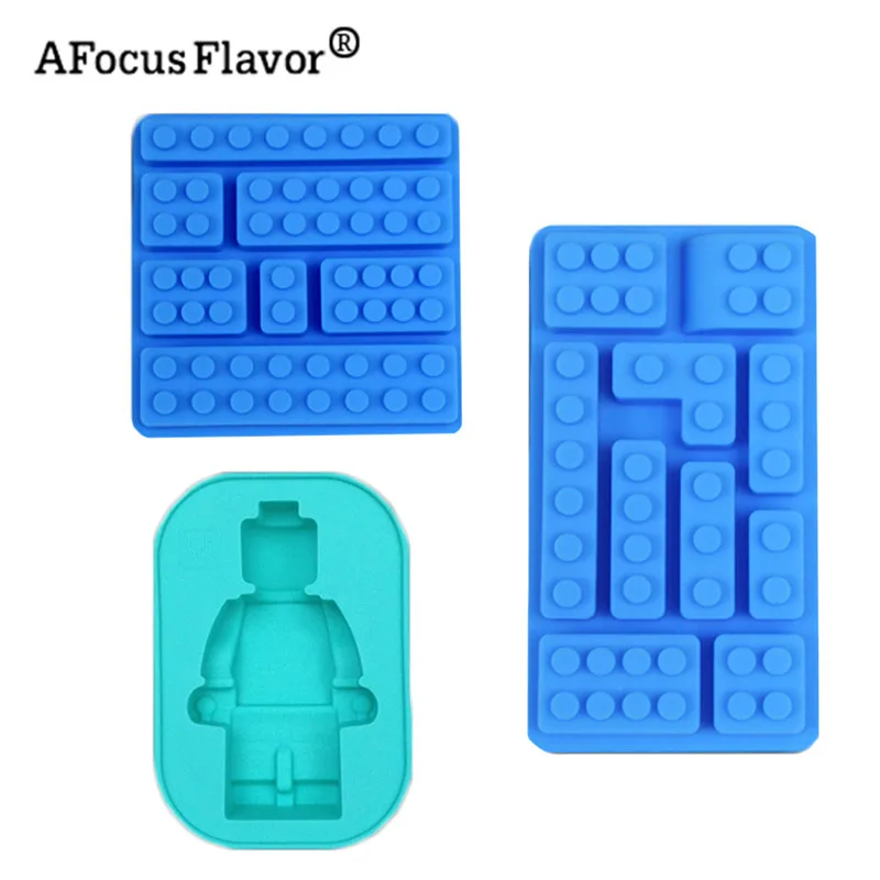 

1 Pc Mini Robot Ice Tray Mold Chocolate Cake Decor Jelly Silicone Mold Soap Gum Cake Ice Grid DIY Kitchen Bakeware Stencil