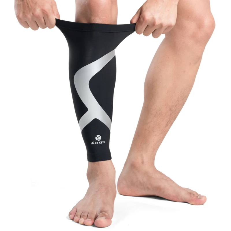 Kuangmi Calf Compression Sleeves Support Sports Safety Running Shin