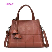 Sac A Main Femme Leather Luxury Handbags Women Bags Designer Hand bags Women Shoulder Crossbody Messenger Bag 2019 Casual Tote luxury brand ladies tote bag leather womens crossbody handbags designer women messenger bags fur sac a main femme de marque
