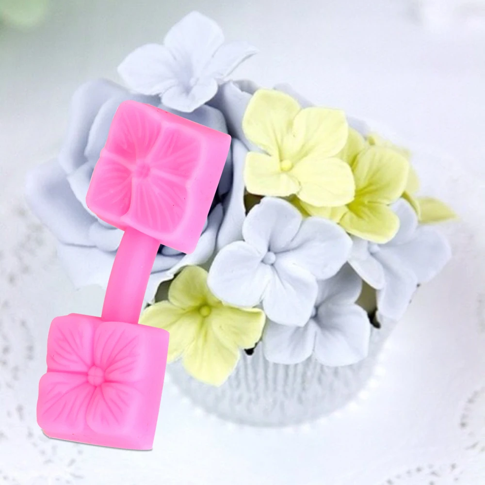 

Hoomin Printed Backform Tool Diy Fondant Cakes Decorate Tools Chocolate Sweets Form 3d Flower Form Silicon Form