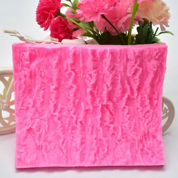 

Hot Silicone Cake DIY Baking Pastry Mold 3D Tree Bark Pattern Fondant Decorating Mould Tools LSK99