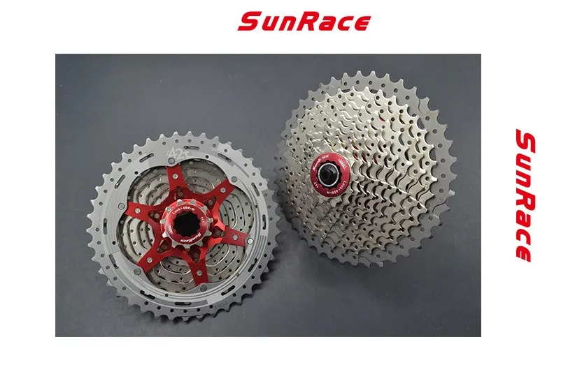 

SunRace 10 Speed CSMX3 11-40 t 11-42 t 11-46 t Bicycle Freewheel Wide Ratio bike Mountain Bicycle Cassette Tool MTB Flywheel