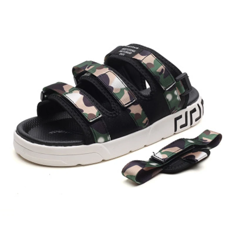 Мужские массажные шлепанцы легкие сандалии для пляжа Нескользящие дышащие