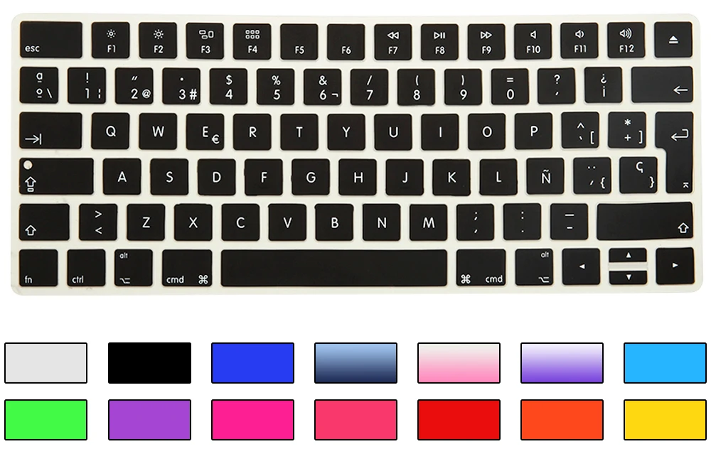 Силиконовый чехол для испанской клавиатуры ЕС евро ESP нового iMac Magic 2 Bluetooth