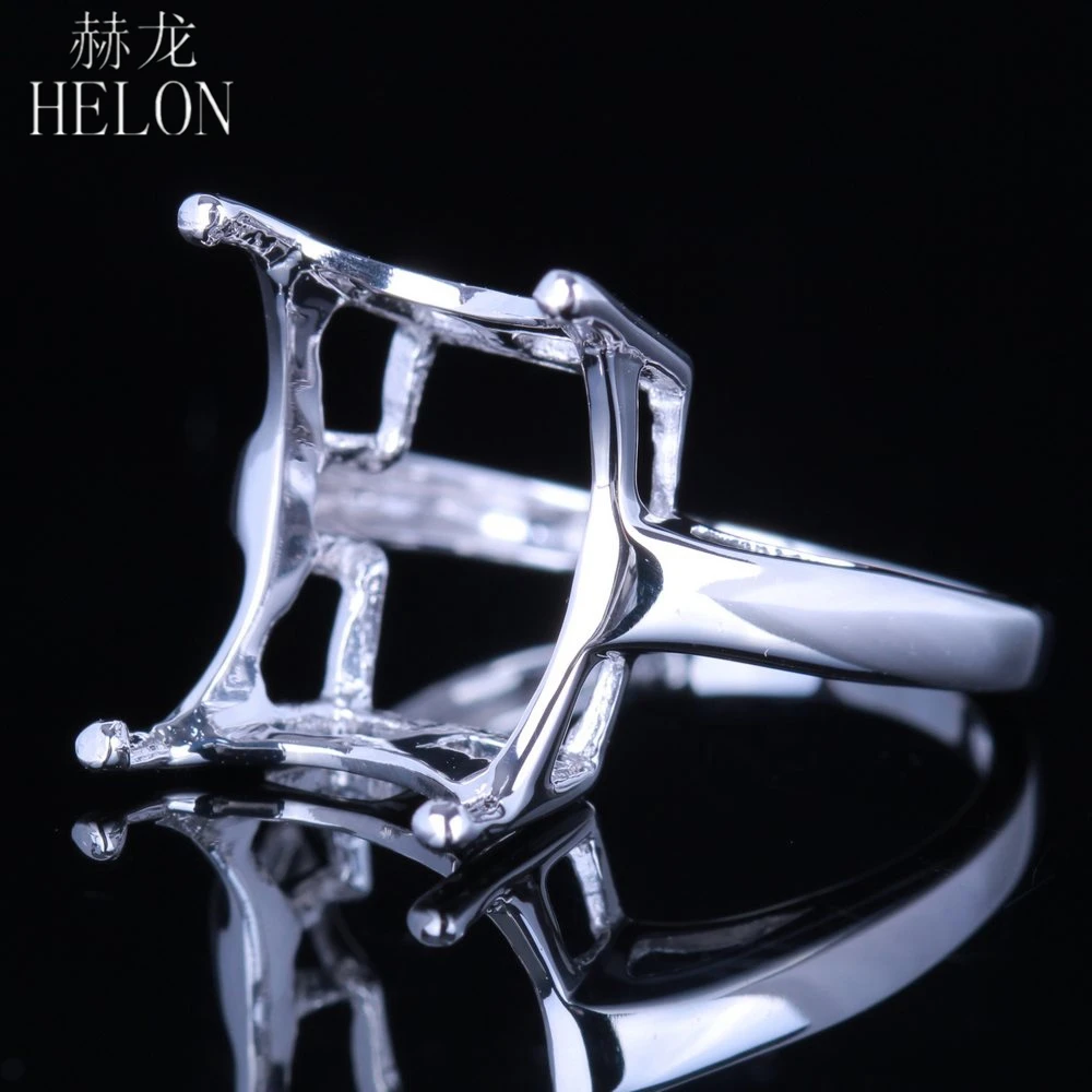 Женское кольцо с полукреплением HELON из стерлингового серебра 925 пробы 10x13