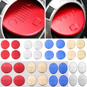 

Newest Inner Air Vent Covers Trims Bezel Outlet Ring Aluminum Alloy Interior Styling For Jeep Wrangler 07 Up Free Shipping