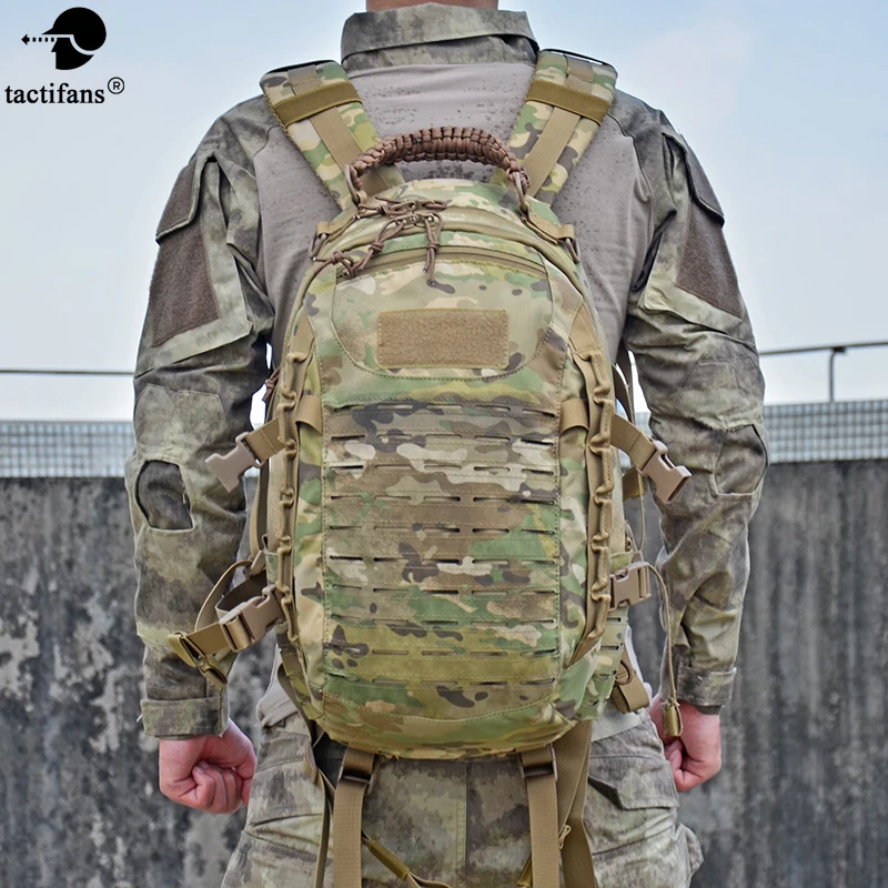 

Tactical Military Backpack Hiking Outdoor Hunting Bag EDC Tactical Gears Laser Cut Molle PALS Multicam Bag 25L Camping Sport Bag