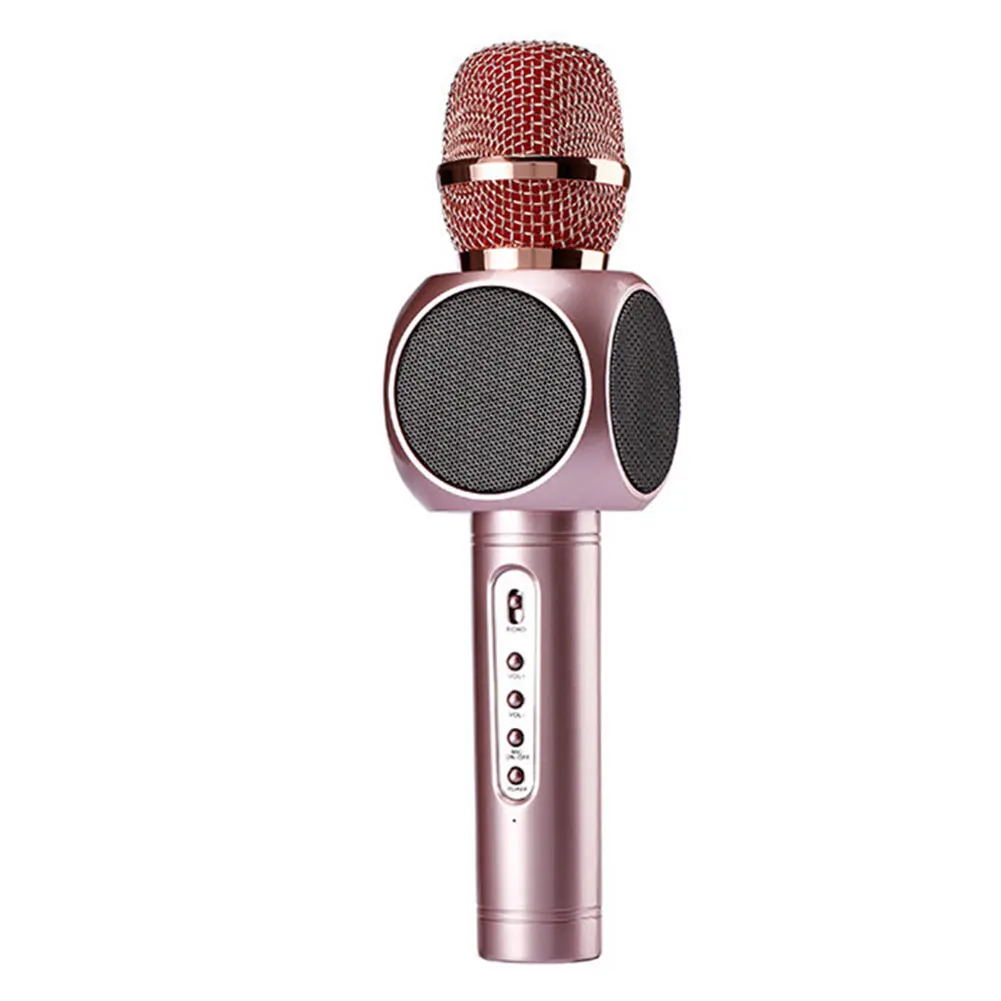 

Party Family Karaoke Microphone Outdoor Singing Music Handheld Rechargeable Professional Wireless Bluetooth Gift Double Speaker