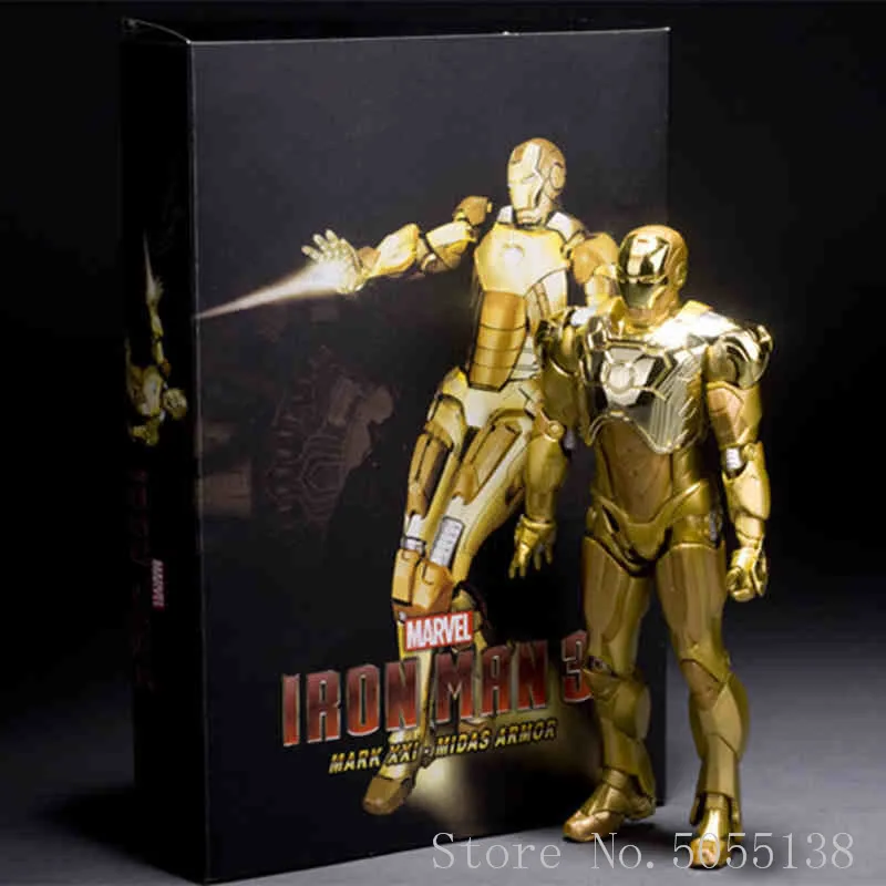 

Marvel Avengers Iron Man Action Figure MK42 MK21 IronMan Collection Doll PVC figure Birthday Gift Toy For Children