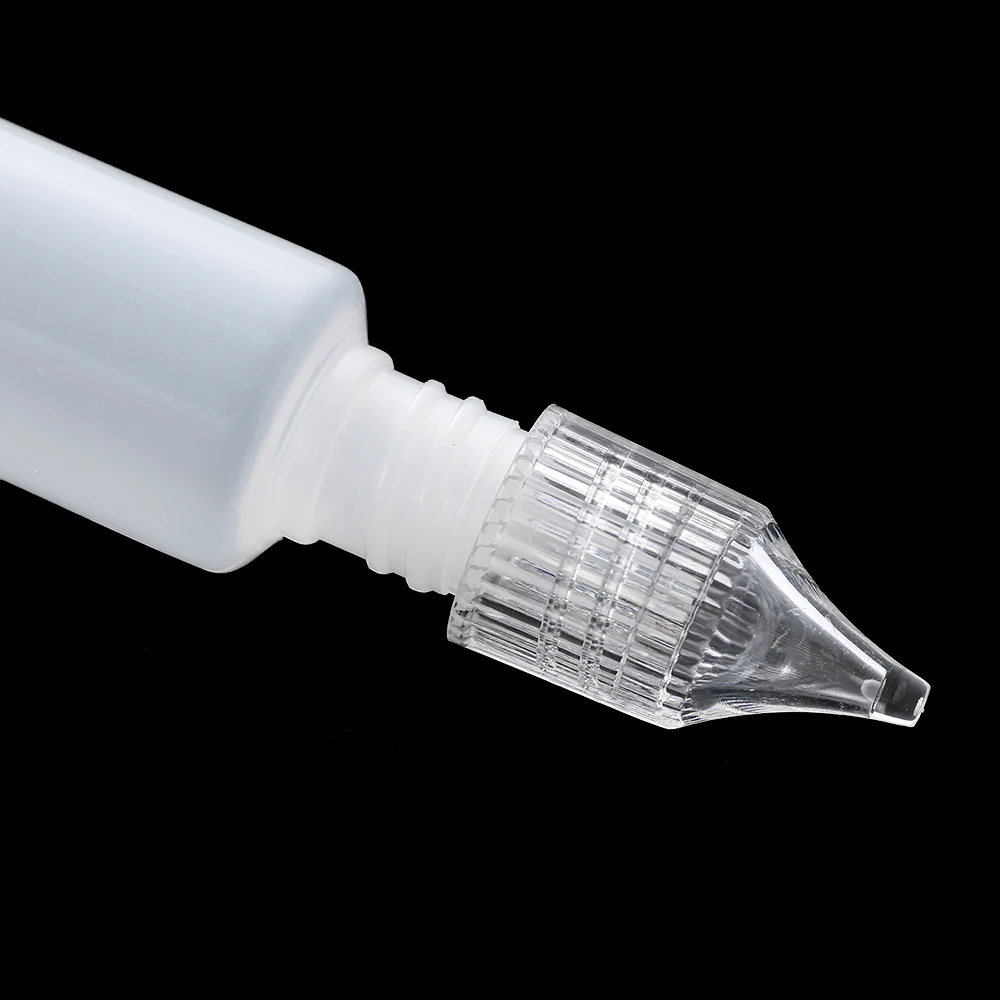 New Reuse Plastic Glue Applicator Needle Squeeze Bottle Paper DIY Scrapbooking Paper Plastic Bottle Craft Tool 5PCS plastic glue tips