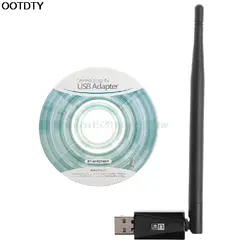 150 Мбит/с 802.11n/g/b USB сетевой карты wi fi беспроводной адаптер с 5dBi антенны # Новый горячий