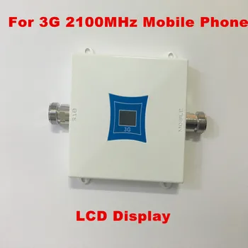 

1PC LCD Family 3G WCDMA 2100MHz 2100 60db Mobile Phone Signal Booster Signal Repeater Cell Phone Amplifier Enhancer cover 200m2