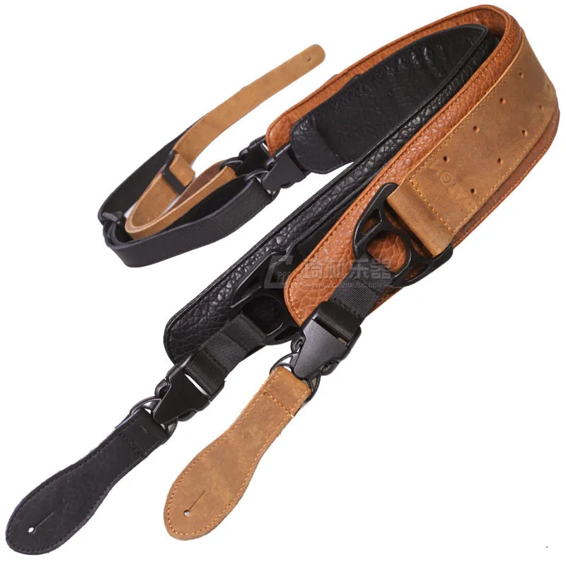 MoonEmbassy cuero genuino Guitarra eléctrica Correa cinturón ajustable Guitarra acústica correas accesorios envío gratis MoonEmbassy cuero genuino Guitarra eléctrica Correa cinturón ajustable Guitarra acústica correas accesorios envío gratis