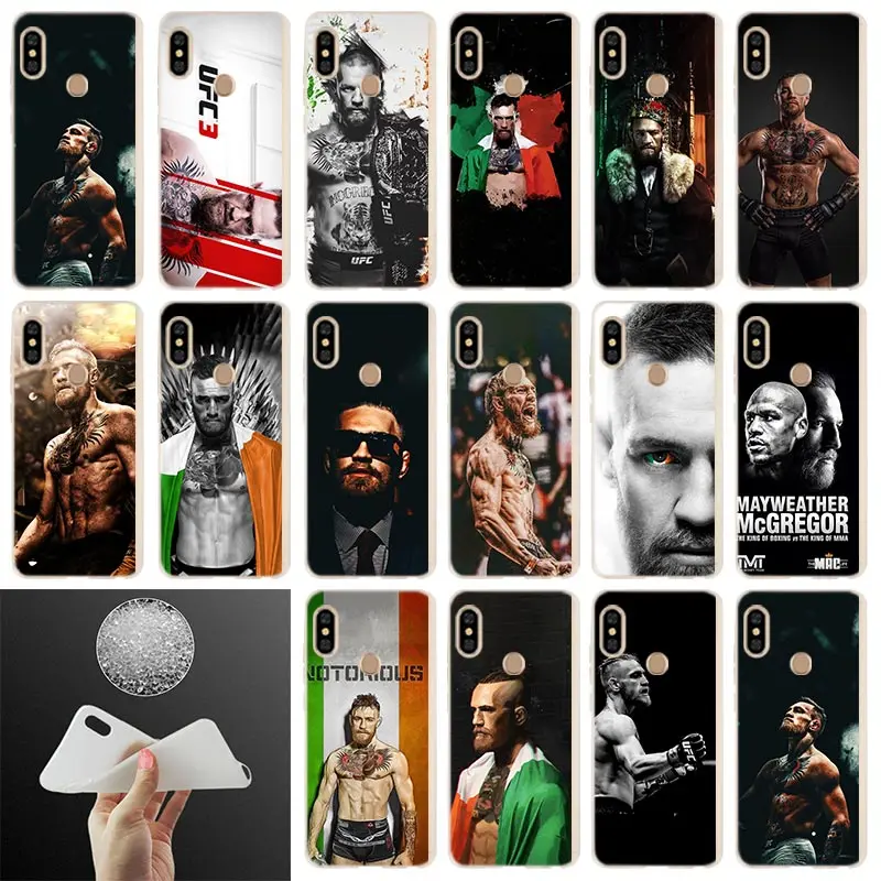 

Fashion Soft Cover Phone Case For Xiaomi Redmi Note 7 6 5 4x redmi 7 6pro 6a s2 5a 4a 4x 5plus 7A UFC Conor Mcgre7Ar