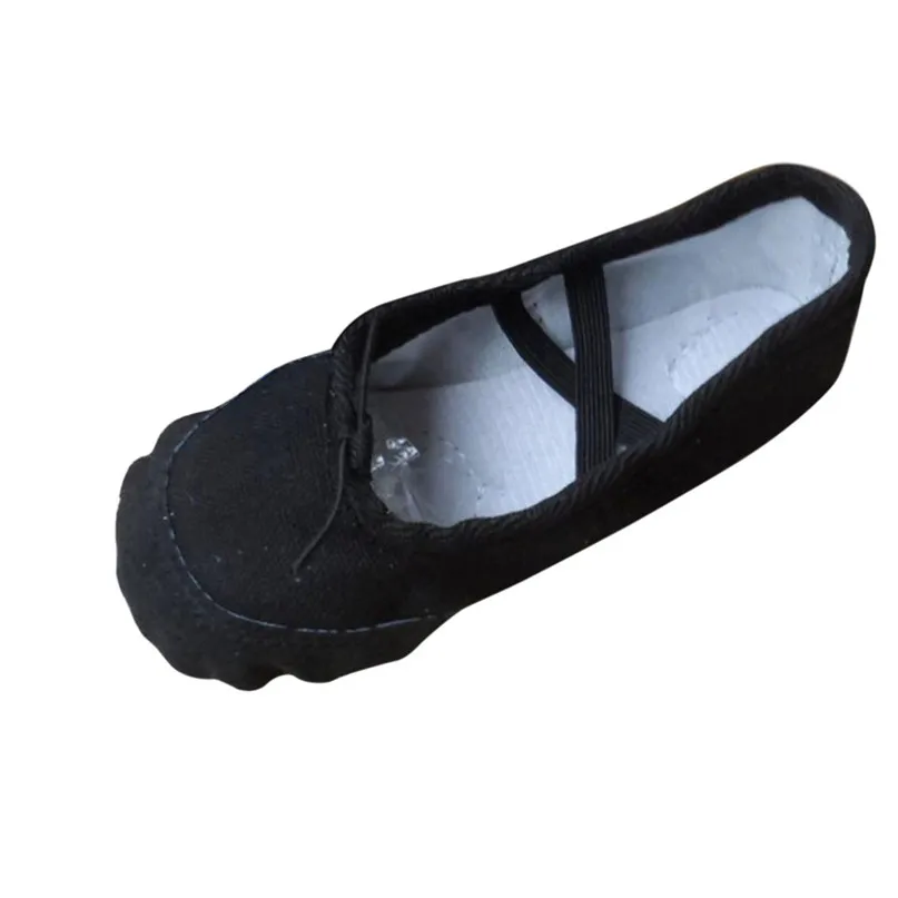 Soft Ballet Dance Shoes Women Girls Adult Canvas Ballet Dance Shoes Slippers Pointe Gymnastics #2P09 (5)