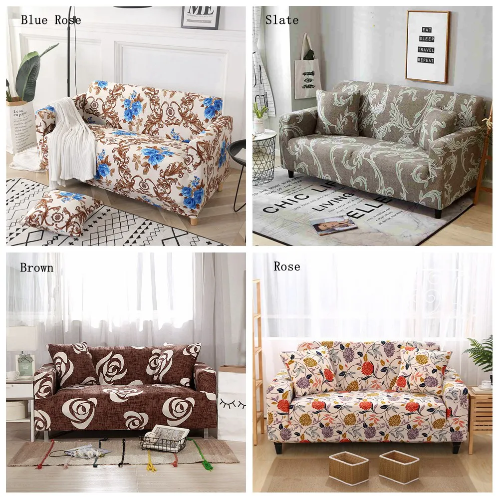 Blue Rose sofa cover 1