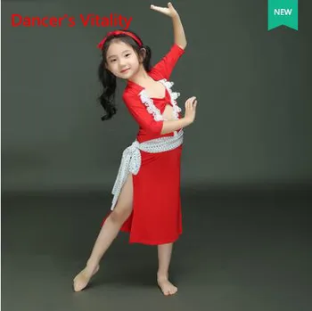

2017Children Belly Dance Indian Belly Dance Costume Children Girls Bollywood Indian Performance Belly dance skirt S M L