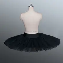 Новое поступление! полубалетная пачка для взрослых и детей, черные блиновые балетные пачки для девочек, 8 слоев тюлевой юбки, танцевальные костюмы для продажи