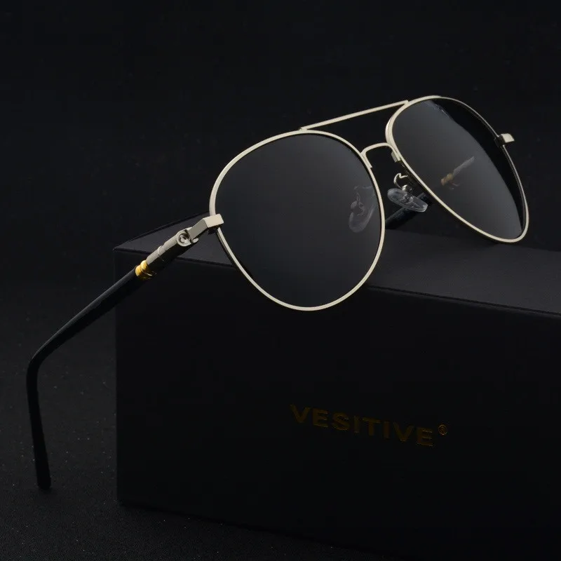 VESITIVE брендовые дизайнерские поляризованные солнцезащитные очки для мужчин Polaroid Pilot Солнцезащитные очки мужские вождения солнцезащитные очки для мужчин Oculos De Sol Gafas