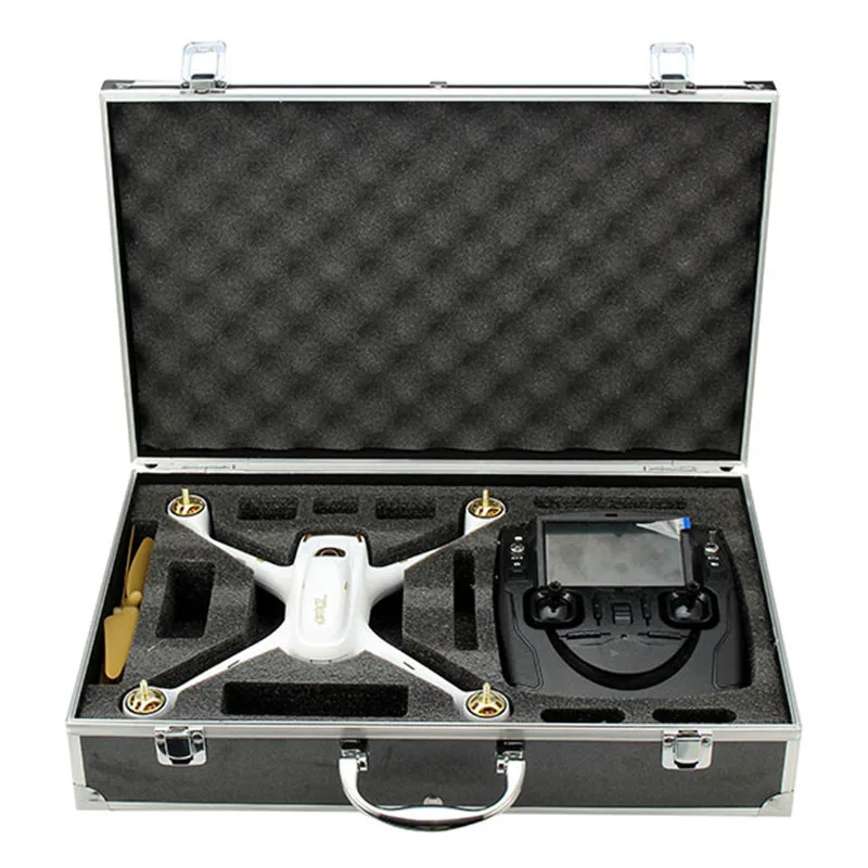 Realacc Алюминиевый Чемодан для переноски коробка случай для Hubsan H501S X4 Квадрокоптер с дистанционным управлением Стандартный версия