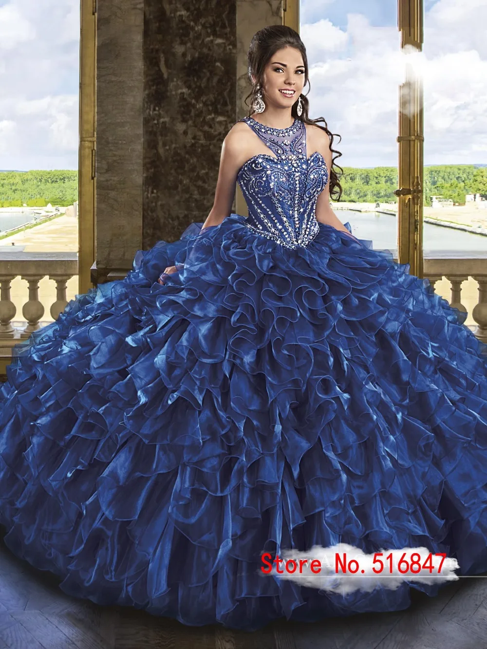 quinceanera dresses without ruffles