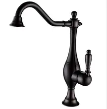 ORB Black kitchen faucet Blackened kitchen sink mixer tap ORB oil brushed black crane faucet sink Mixer Tap bathroom sink faucet