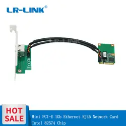 LR-LINK 2201PT Mini PCI-Express gigabit ethernet RJ45 сетевая карта сетевой карты сетевой адаптер 10/100/1000 Мбит/с Intel 82574 NIC