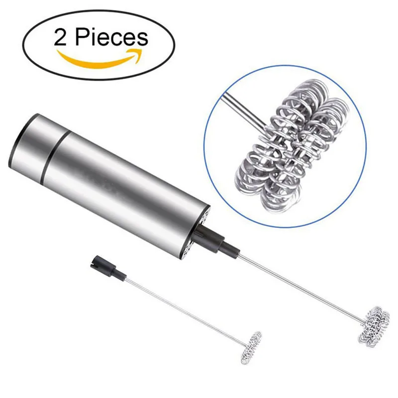 

Electrical Mixer Milk Frother Stainless Steel Foamer Beater Blender Coffee Latte Cream Stirrer Home Kitchen Handheld