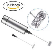 Electrical Mixer Milk Frother Stainless Steel Foamer Beater Blender Coffee Latte Cream Stirrer Home Kitchen Handheld