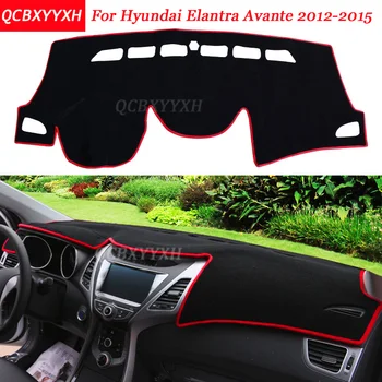 

Car Styling Dashboard Avoid Light Pad Polyester For Hyundai Elantra Avante 2012-2015 Instrument Platform Cover Protective Mats