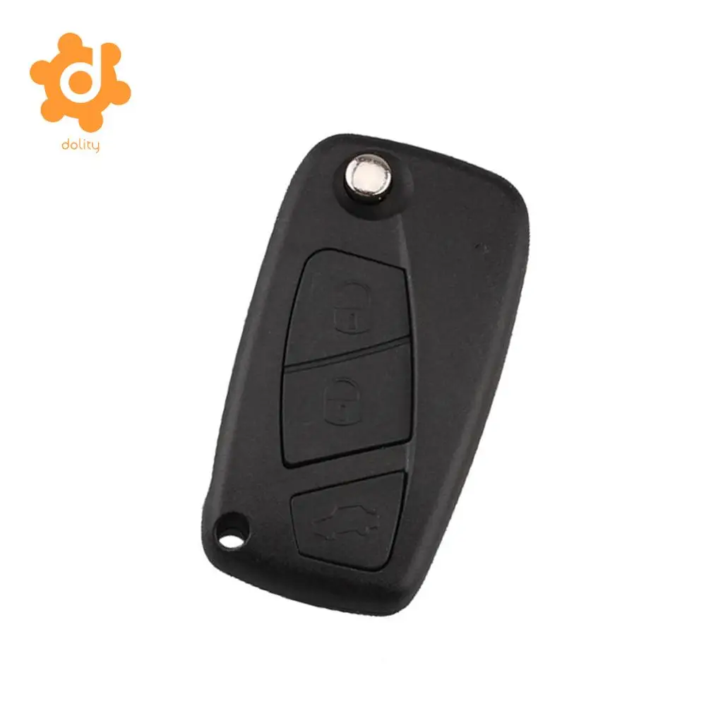 Car Remote 3Buttons Flip Key Case For Fiat Panda Idea Punto Stilo Ducato A44