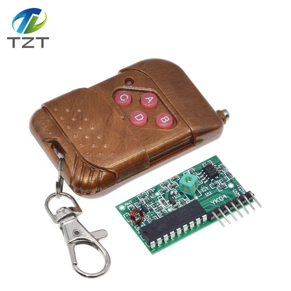 

1set IC 2262/2272 4 Channel 315Mhz Key Wireless Remote Control Kits Receiver module for arduino
