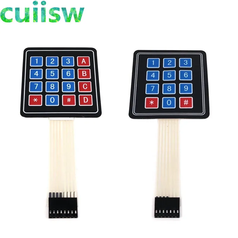 

1PCS/LOT 4*4 Matrix Array/3*4 Matrix Keyboard 16 Key Membrane Switch Keypad for arduino 3X4 4X4 Matrix Keyboard
