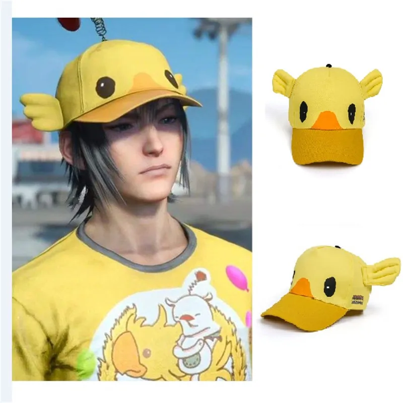 

Takerlama Final Fantasy XV Noctis Lucis Caelum Cosplay Carnival Cap FF15 Moogle Chocobo Hat Halloween Costume Accessories