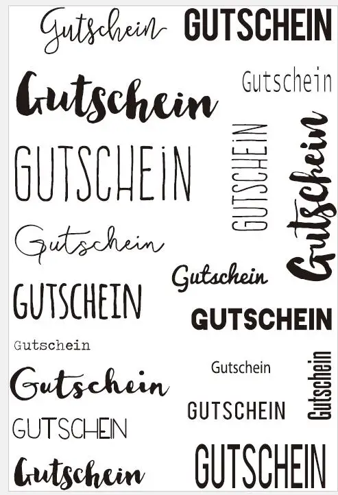

German Clear Stamp Or stamp for DIY Scrapbooking/Card Making/Kids Fun Decoration Supplies A127