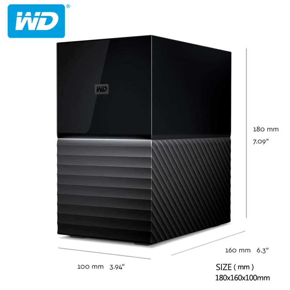  Western Digital My Book Duo 4 T/6 T/8 T/12 T/16 T/20 T disco duro externo Original-USB 30 cifrado d
