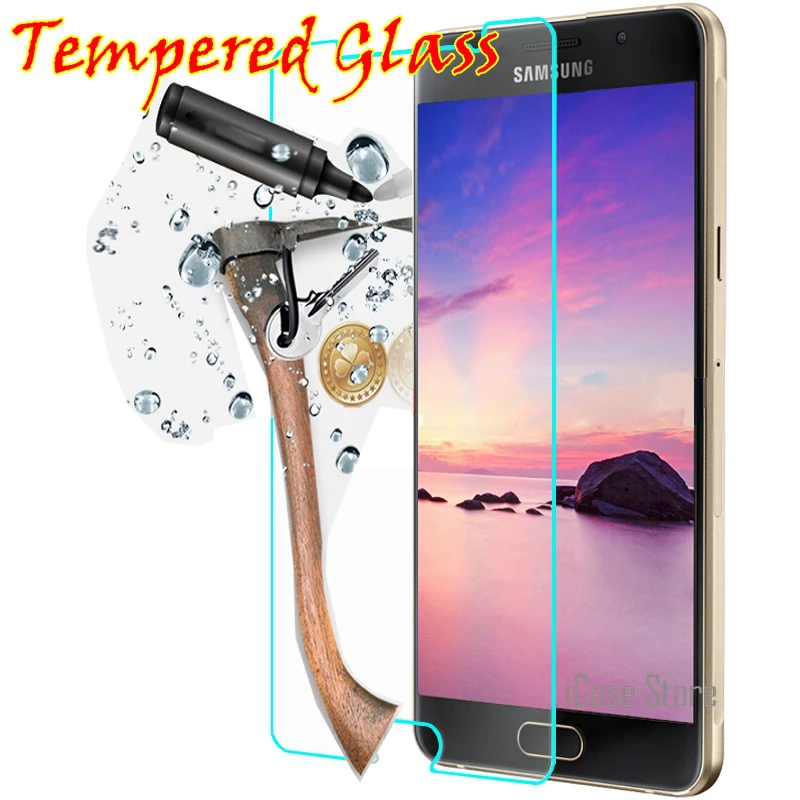 9 h для экрана из закаленного стекла samsung A5 Galaxy grand prime A3 SM G530 G530H S2 S3 S4 S5 S6 GT i8552 G850F