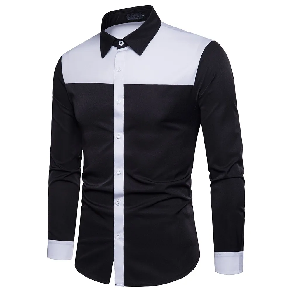 

Fashion Design High Quality Men's Autumn Winter Casual Shirts Long Sleeve Shirts Ptinted Shirt Top Blouse Shirt Men Slim Fit
