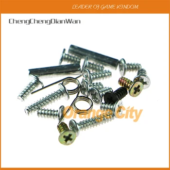 

ChengChengDianWan 3pcs Brand New Screws + L R Springs + Strut Small Metal Fittings Full Set for Nintendo DS NDS Lite NDS