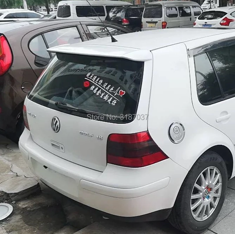 Для Golf 4 спойлер 2006 2009 ABS пластиковая Задняя Крышка багажника автомобильный