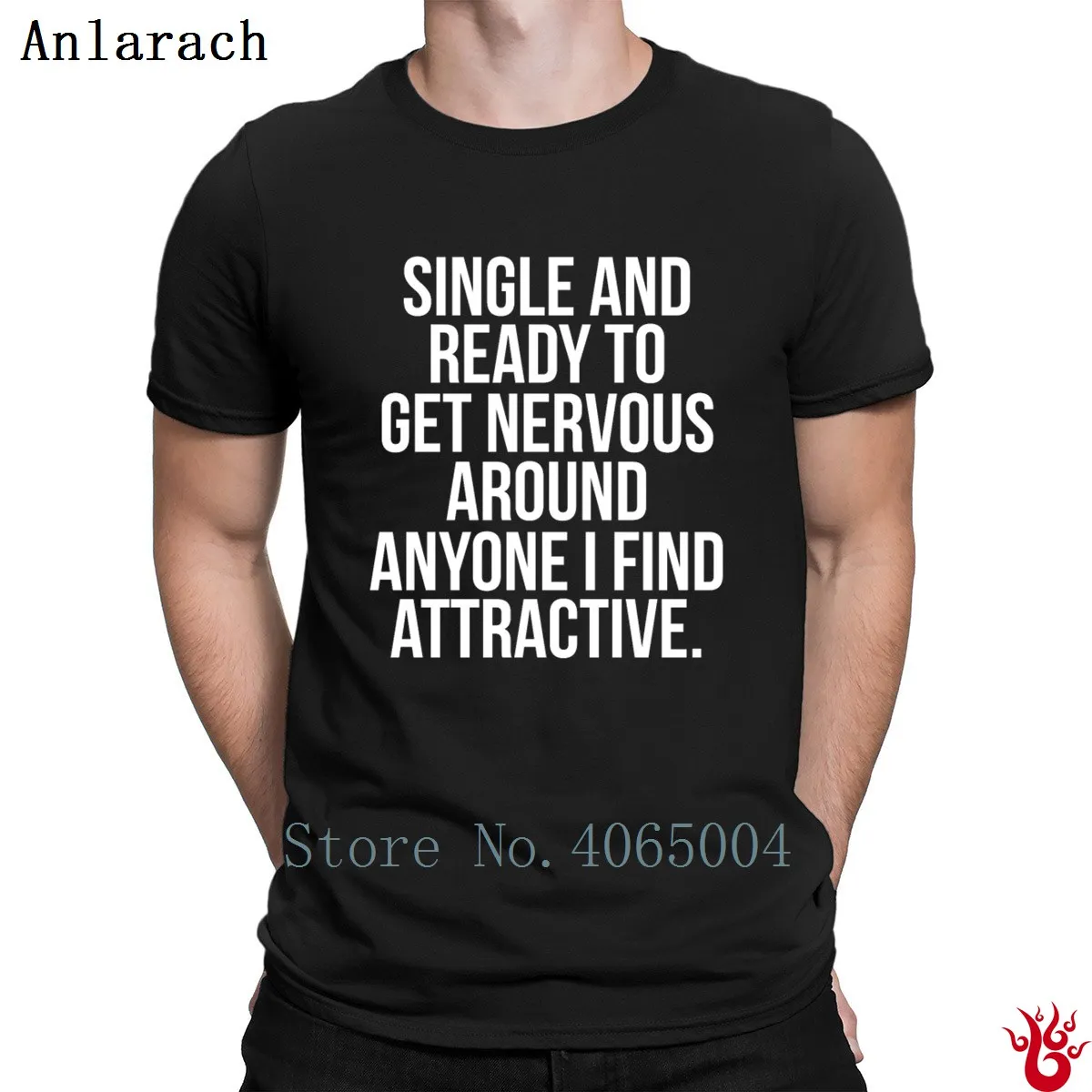 

Single Ready To Get Nervous Around Anyone T-Shirt Hiphop O-Neck Clothes Cute Tshirt For Men Summer Humor Tee Shirt Normal