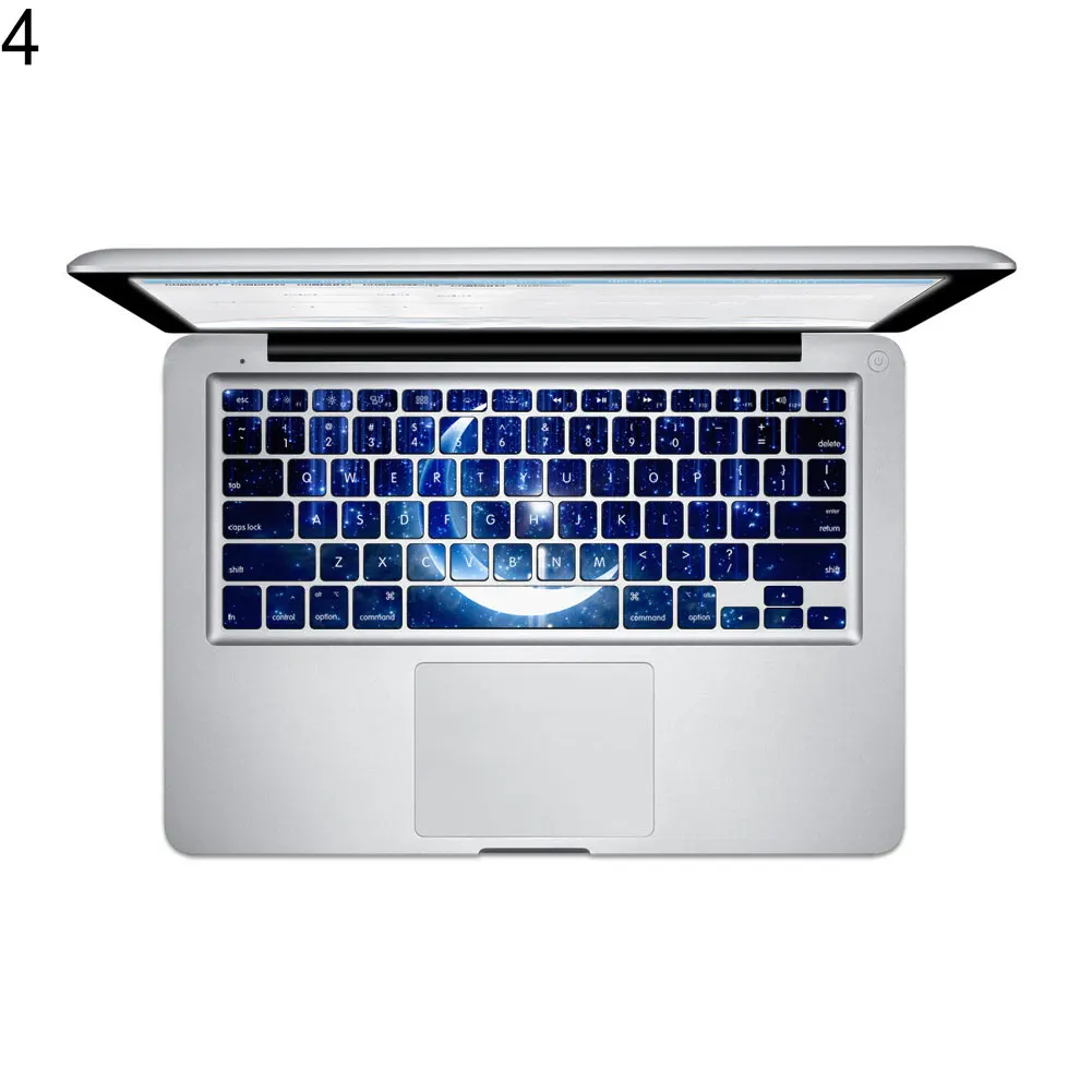 Galaxy Цвет планета клавиатура Стикеры чехол для ноутбука MacBook 12/13in retina в европейском стиле - Цвет: 4 for 12 inch