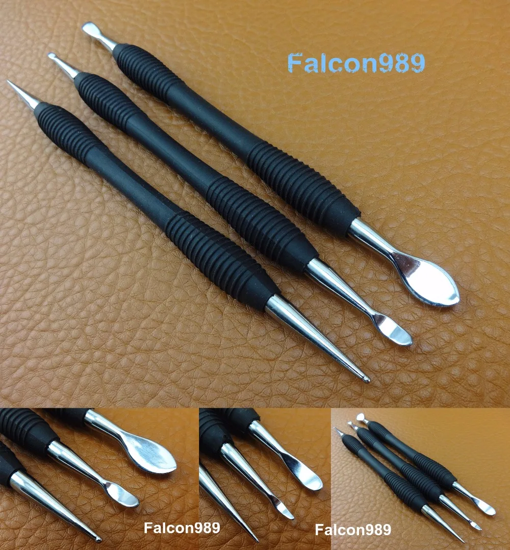 4 Kinds Leather Craft PMC Carving Modelling Splicing Embossing Spoon Stylus Tool
